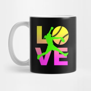 Love Softballn Mug